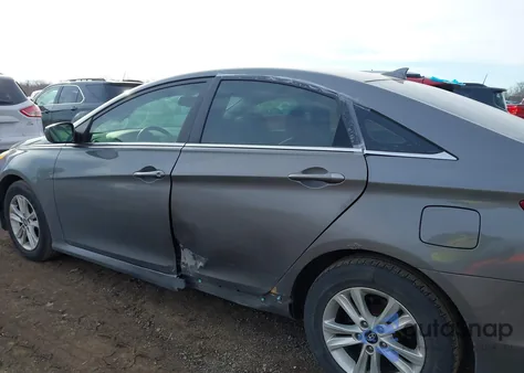 2014 Hyundai Sonata Gls from USA, damaged, VIN 5NPEB4AC1EH843750